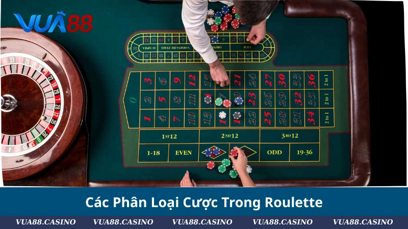 #Roulette: Phân Loại Cược, Tỷ Lệ Thưởng Và Phân Tích Xác Suất Các Phân Loại Cược Trong Roulette