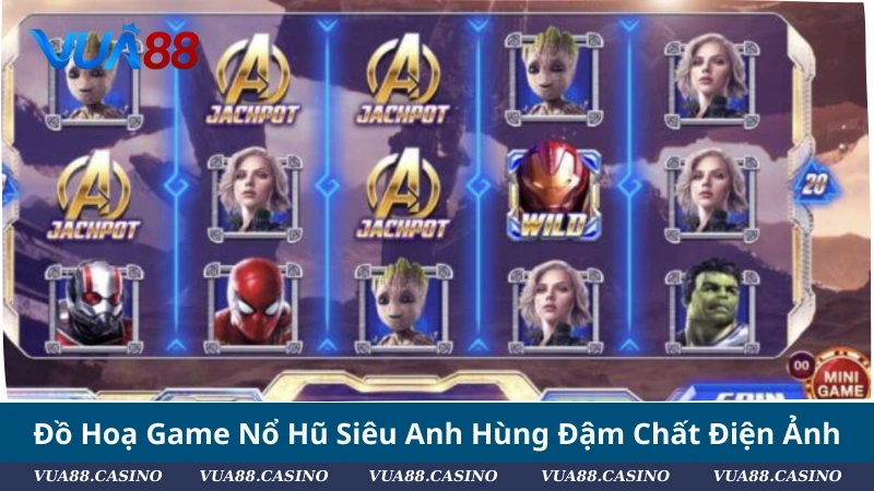 Review Nổ Hũ Siêu Anh Hùng: Đồ Họa Đỉnh + Thưởng Cực Khủng Đồ Hoạ Game Nổ Hũ Siêu Anh Hùng Đậm Chất Điện Ảnh