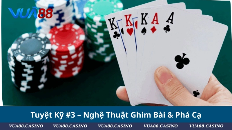 Phỏm Online: Top 5 Tuyệt Kỹ Cực Đỉnh Không Thể Bỏ Qua Tuyệt Kỹ #3 – Nghệ Thuật Ghim Bài & Phá Cạ