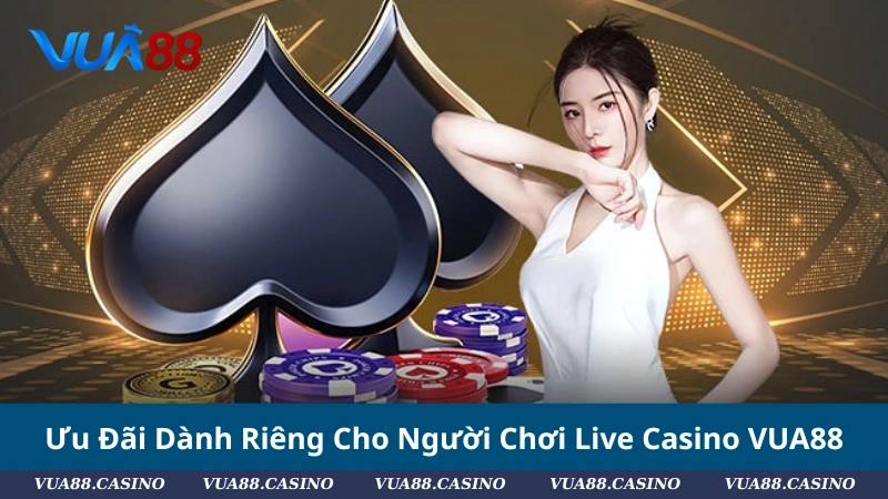 Ưu Đãi Dành Riêng Cho Người Chơi Live Casino VUA88