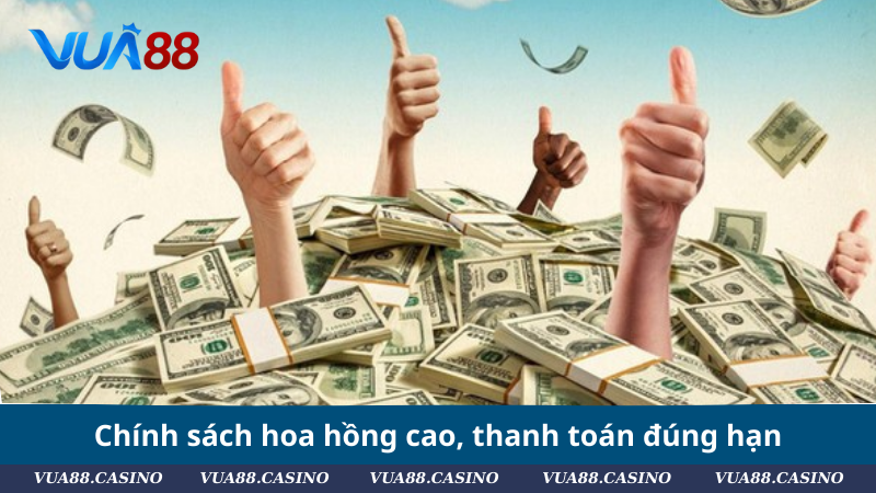 Đối Tác VUA88 - Bước Đệm Cho sự Phát Triển Lâu Dài Chính sách hoa hồng cao, thanh toán đúng hạn