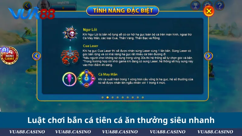 Bắn Cá Tiên Cá - Săn Cá Kịch Tính, Đổi Thưởng Hấp Dẫn Luật chơi bắn cá tiên cá ăn thưởng siêu nhanh