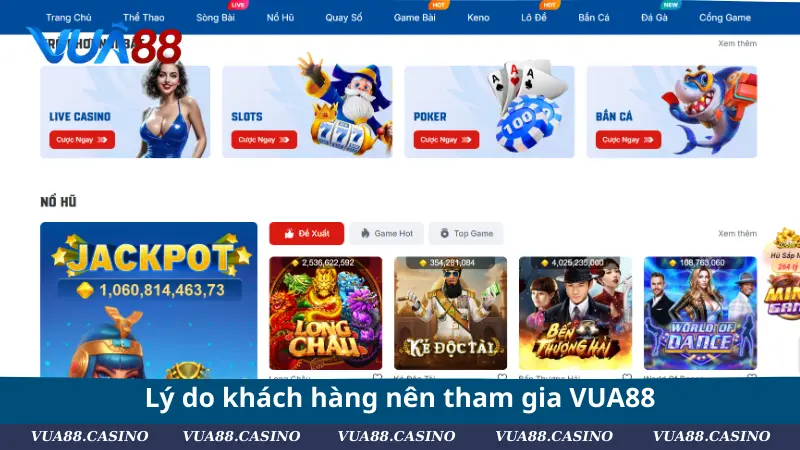 Hướng Dẫn Tham Gia VUA88 - Quy Trình Đơn Giản, An Toàn Lý do khách hàng nên tham gia VUA88